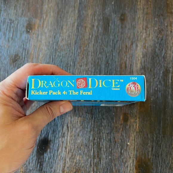 VTG TSR Dragon Dice Game Kicker Pack 4 The Feral Open Box Dice Sealed in Bag - Picture 7 of 7
